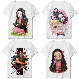 ภาพหน้าปกสินค้าชุดคอสเพลย์ Anime เสื้อดาบพิฆาตอสูร ชุดชิโนบุ Demon Slayer Kimetsu No Yaiba Adult Print T-shirt Cosplay Kamado Shinobu Giyuu เสื้อชิโนบ ซึ่งคุณอาจชอบราคาและรีวิวของสินค้านี้