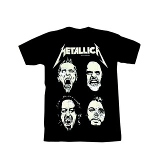 เสื้อยืด t-shirt ลายวง Metallica 05