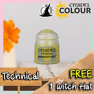 (Technical) NURGLES ROT : Citadel Paint แถมฟรี 1 Witch Hat