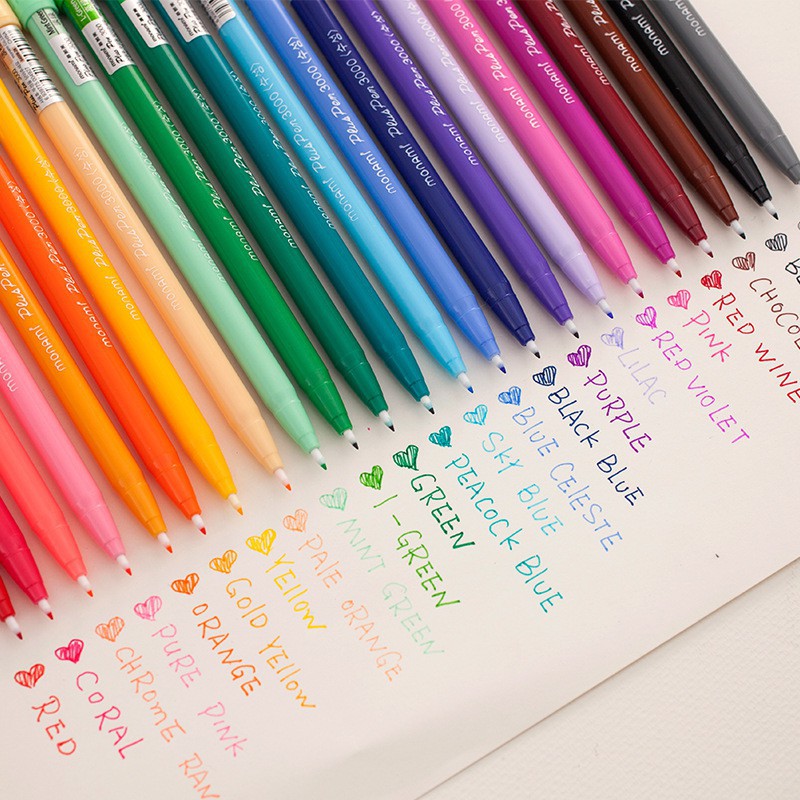 ปากกาสีน้ำ-monami-pluspen-3000-ปากกา-สไตล์เกาหลี
