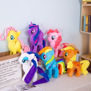 thetoys ของเล่นเด็ก ตุ๊กตาม้าโพนี่ ตุ๊กตาม้าโพนี่ MY Little Pony ขนาด 30 ซม. ตุ๊กตาของเล่นม้าโพนี่ ตุ๊กตา ตุ๊กตาเรนโบว์โ