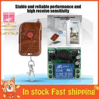 12 V Single CH 433 MHz รีโมทควบคุมแบบไร้สาย
