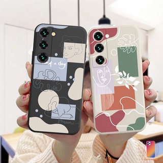 เคสโทรศัพท์ Samsung A03 A51 A32 A52 A12 A10S A50 A20S J2 J7 Prime A02S A20 A50S A10 A30S A52S A30 M12 M01S A125 F12 M10S M40S A515F A207F M02S A025 F02S M10 11 12 13  7 8 6 Plus เรียบง่าย ศิลปะ เคสโทรศัพท์มือถือแบบนิ่ม