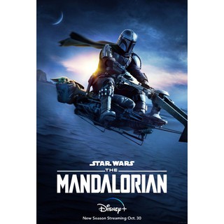 Poster star wars Mandalorian2  โปสเตอร์ สตาร์ วอร์ส