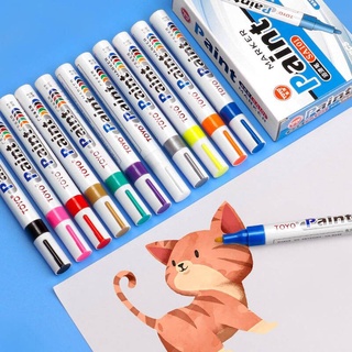 สินค้า ปากกาเขียนยาง TOYO Paint ปากกา​อเนกประสงค์​ เขียนล้อรถยนต์/พลาสติกและอื่นๆ ของแท้ ปากกาเขียนยาง​ ปากกาเขียนเหล็ก