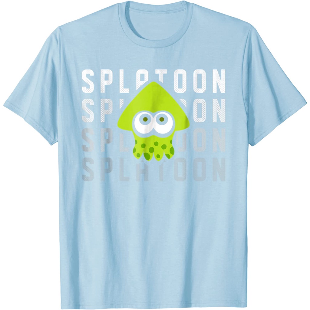 100-cotton-เสื้อยืดผู้ชาย-nintendo-splatoon-gradient-green-squid-graphic-t-shirt-men-เสื้อ-ยืด-ผู้ชาย-คอกลม-โอเวอร