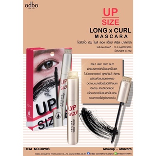 OD908 ODBO UP SIZE x CURL MASCARA โอดีบีโอ อัฟ ไซส์ เอกซ์ เคิร์ล มาสคาร่า งอน เด้ง ยาว หนา