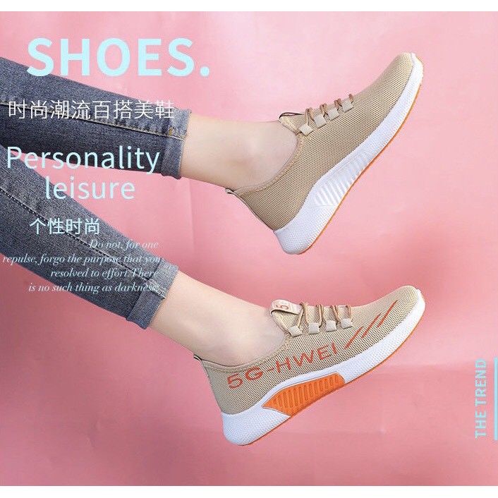 ภาพสินค้ารองเท้าผ้าใบ หุ้มส้น สำหรับแฟชั่นผู้หญิงรุ่นX5G จากร้าน 4.5starshop บน Shopee ภาพที่ 4