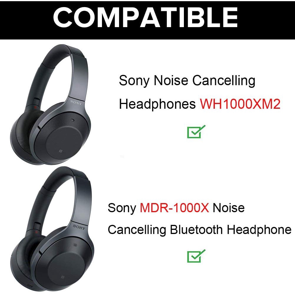 แผ่นฟองน้ํารองหูฟังสําหรับ-sony-wh-1000-xm-2-mdr-1000