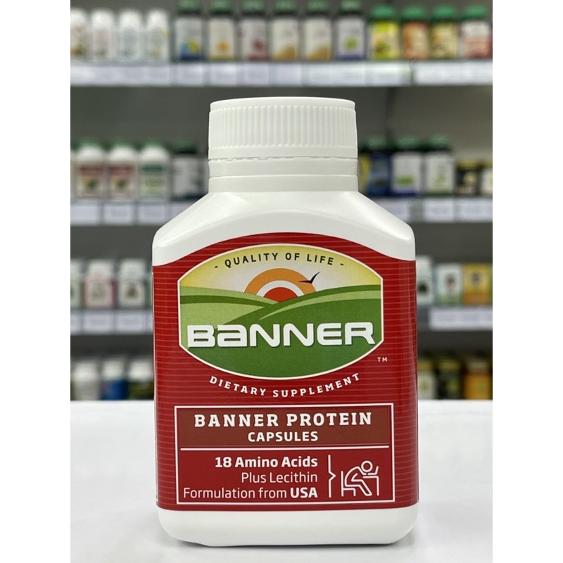 Banner แบนเนอร์ Bright ,Protein ,Chlorophy , vitamins&minerals เสริม ...