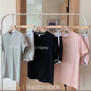 พร้อมส่ง 🔥🔥ชุดเซต Calvin Klein เสื้อ+กางเกง