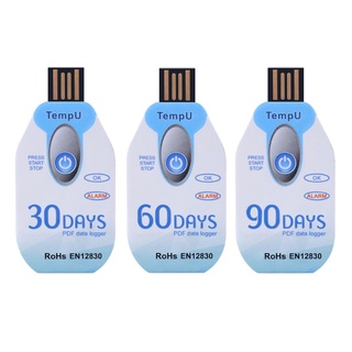 ✿ Pdf พอร์ต USB 10000 จุด เครื่องบันทึกข้อมูลอุณหภูมิ USB แบบใช้แล้วทิ้ง
