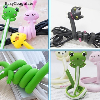 Eas Cute Animal Earphone Headphone Wrap Cord Wire Cable Holder Winder Organizer 1pcs Ate