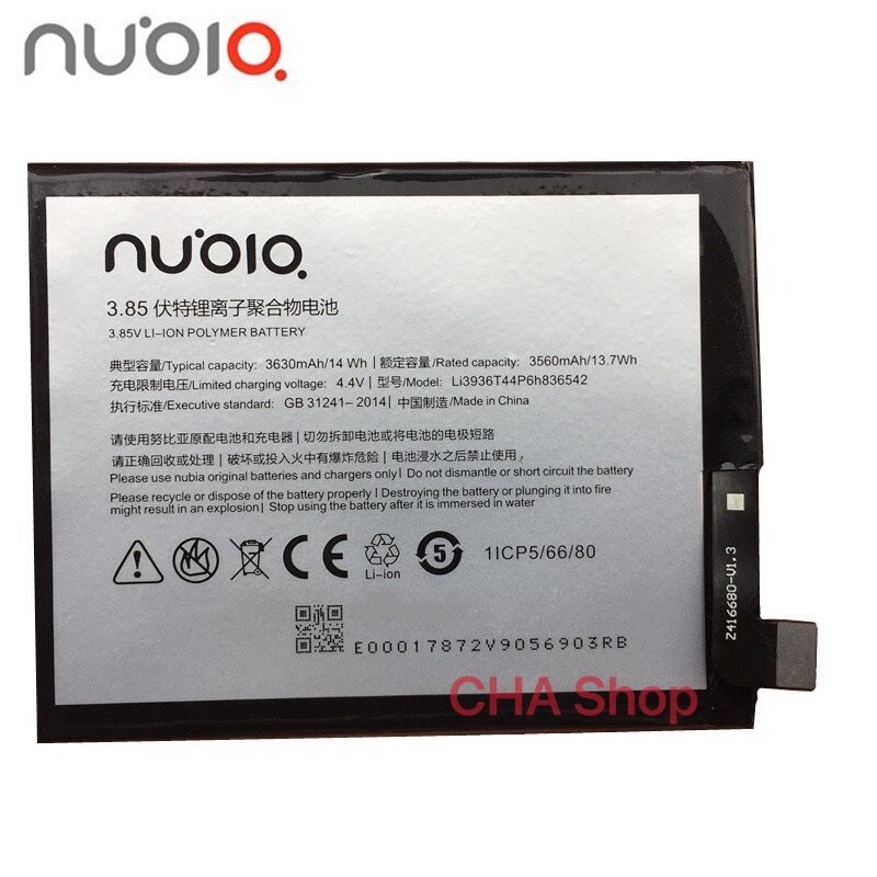 แบตเตอรี่-zte-nubia-m2-dual-sim-nubia-m2-dual-sim-td-lte-nx551j-แบตเตอรี่-li3936t44p6h836542-3630mah-original