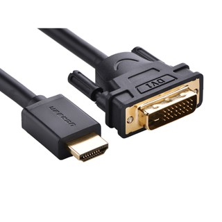 ภาพขนาดย่อของภาพหน้าปกสินค้าUGREEN CABLE (สายจอมอนิเตอร์) HDMI TO DVI 24+1 (11150) 1.5 METER จากร้าน jib_officialshop บน Shopee