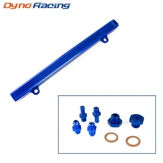 Dynoracing อลูมิเนียมเชื้อเพลิงรถไฟสำหรับมิตซูบิชิแลนเซอร์ Mitsubishi Lancer Mivec GSR 4G92 4G93 1991-1995 เชื้อเพลิงรถไฟชุดอุปทานน้ำมันเชื้อเพลิง