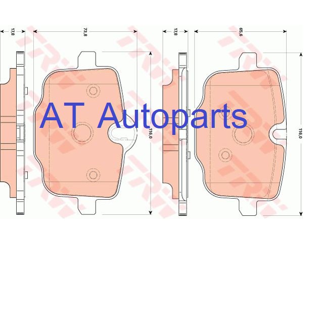 ผ้าเบรคหลัง-bmw-s5-f10-535i-3-0l-gdb1869-trw