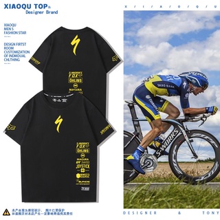Lightning DEMO8 เสื้อยืดจักรยานเสือภูเขา ENDURO ดาวน์ฮิลล์ผู้ชายและผู้หญิงผู้ที่ชื่นชอบการปั่นจักรยานฤดูร้อนแขนสั้นหลวม