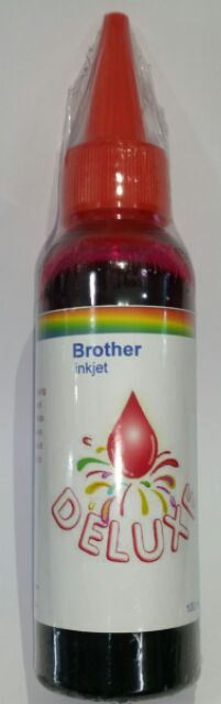 โค้ตลด-100-deluxe-ink-หมึกพิมพ์-สำหรับ-brother-100-ml-4-ขวด