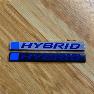 โลโก้* HYBRID งานโลหะ ( ขนาด* 1.8 x 14.5 cm ) ราคาต่อชิ้น