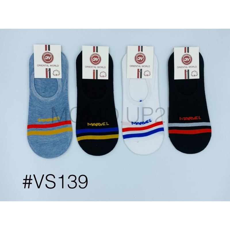 ภาพหน้าปกสินค้าOW Socks ถุงเท้าข้อเว้าแฟชั่นเกาหลี VS139 แพ็ค 12 คู่คละสี จากร้าน momo.up2u บน Shopee