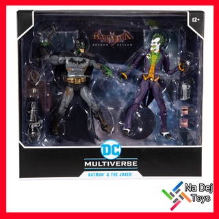Asylum Batman &amp; The Joker DC Multiverse McFarlane Toys 7" Figure อไซลัม แบทแมน &amp; โจ๊กเกอ ดีซีมัลติเวิร์ส แมคฟาร์เลนทอยส์