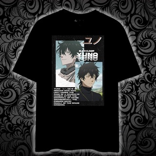 YUNO BLACK CLOVER Printed t shirt unisex 100% cotton