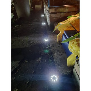 สินค้า Solar light LED-ไฟปักทรงกลม 8 จุด - โคมไฟ LED พลังงานแสงอาทิตย์  solarlight   0001