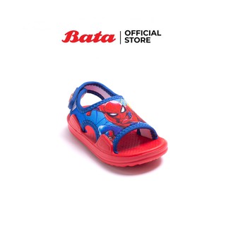 ภาพหน้าปกสินค้าBata บาจา รองเท้าแตะ ใส่ลำลอง รองเท้าใส่เล่น สายคาดลายการ์ตูน Spiderman สำหรับเด็กเล็ก รุ่น Shamrock สีแดง 1599544 ที่เกี่ยวข้อง