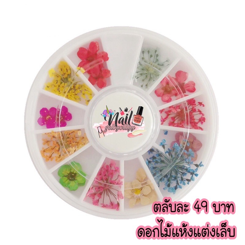 ใส่โค้ด-incsl33-ลดเพิ่ม-50-พร้อมส่ง-ดอกไม้แห้งแต่งเล็บ-สไตล์ญี่ปุ่น-แบบดอกรวม