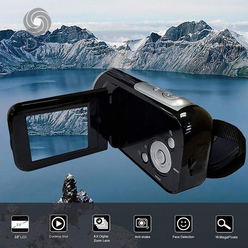ภาพหน้าปกสินค้ากล้องวิดีโอหน้าจอ 2 นิ้ว 16 ล้านพิกเซลกล้องดิจิตอล จากร้าน discountstore.th บน Shopee