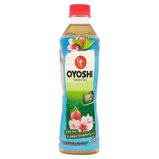 Oyoshi Sakura เครื่องดื่มชาเขียวรสสตรอเบอร์รี่ 380 มล