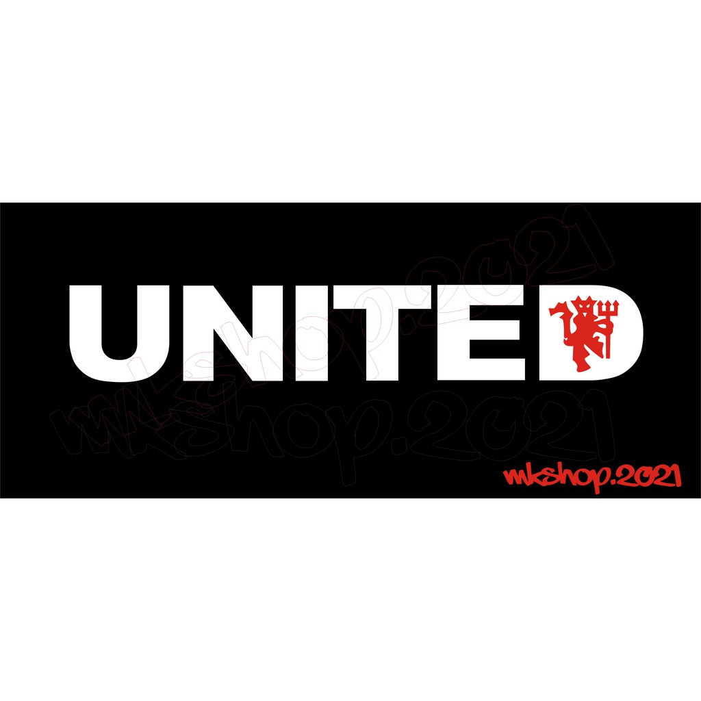 UNITED สติกเกอร์ตัดเกรดPVC (สินค้าจัดส่งภายใน24ชั่วโมง) สำหรับติดกระจก ...