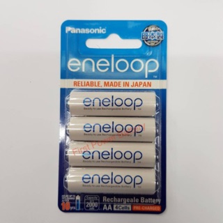 ถ่านชาร์จ Panasonic eneloop AA 4 ก้อน แถมฟรีกล่องใส่ถ่าน