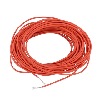 DIYMORE  UL-1007 10M 24AWG สายเบ็ด 80C / 300V สายไฟฟ้าสีแดง