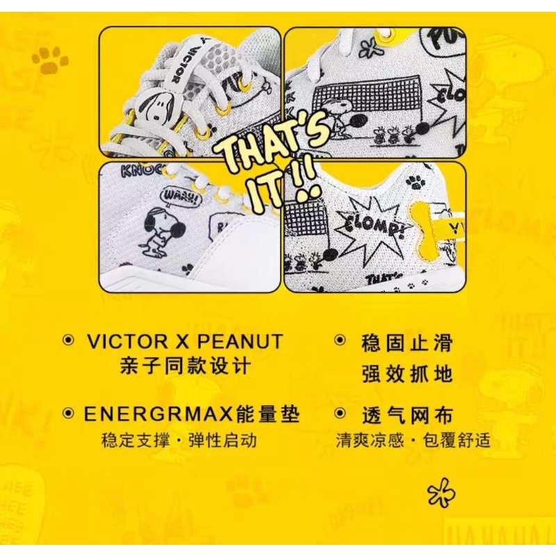 pre-order-รองเท้าแบด-เด็ก-victor-x-peanut-สินค้ารับประกันของแท้