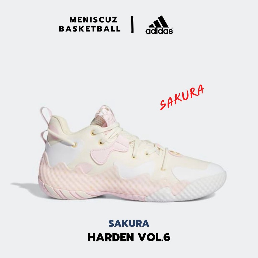 รองเท้าบาส Adidas BASKETBALL HARDEN VOL.6 SAKURA GY2147 แท้100