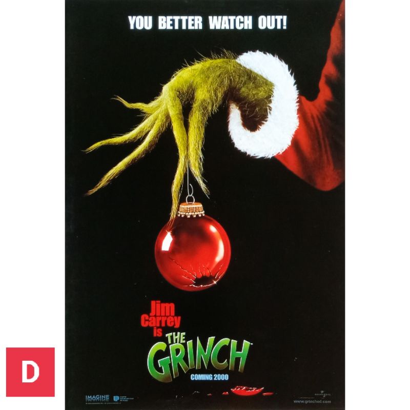 แฮนด์บิล-how-the-grinch-stole-christmas-2000-handbill-ใบปิดหนัง-มี-10-แบบให้สะสมจ้า