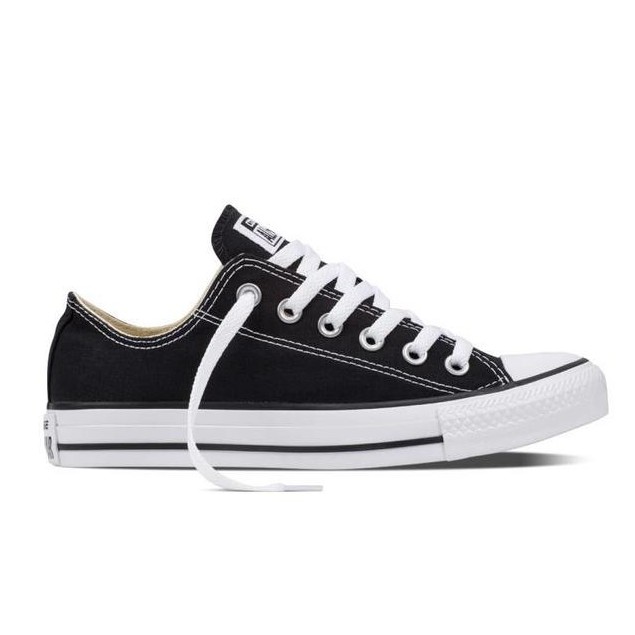 ราคาและรีวิวCONVERSE All Star (Classic) ox Black สีดำ รองเท้า คอนเวิร์ส แท้ ได้ทั้งชายหญิง