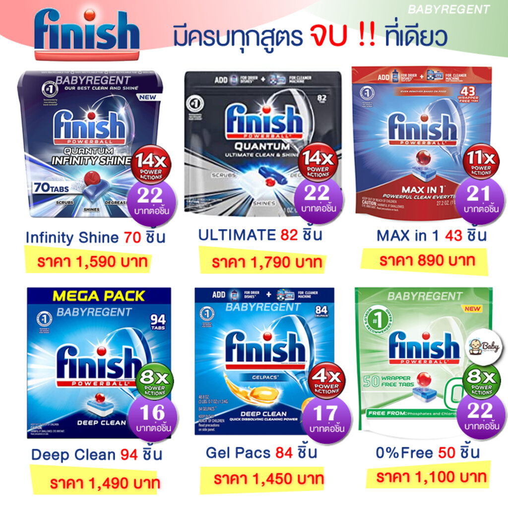 usa-finish-powerball-tablet-dish-washing-machine-ผลิตภัณฑ์ล้างจาน-ชนิดก้อน-เครื่องล้างจาน-ฟินิช