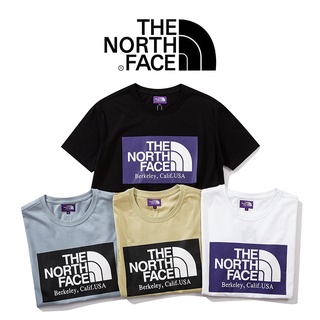 เสื้อยืดสีขาวเสื้อท็อปส์ แนวสตรีท ♥The♢North ** Fa-- เสื้อยืดแขนสั้น พิมพ์ลายด้านหน้า สําหรับทุกเพศ