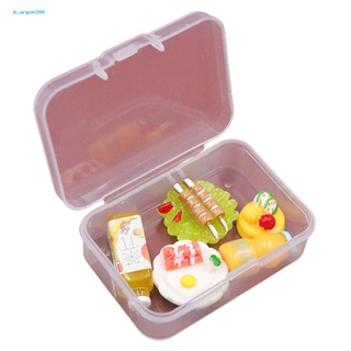 [NE] 5Pcs/Set Mini Food Toy Play Food Cake Biscuit Bottle Miniature Pretend Toy Fine Workmanship