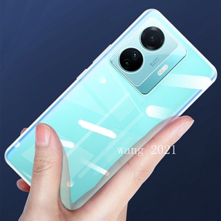 Ready Stock 2022 New Casing เคส VIVO T1 5G Y01 T1x Y15s Y15A 2021 Phone Case Shockproof Protection Anti-fall Transparent Soft Case เคสโทรศัพท