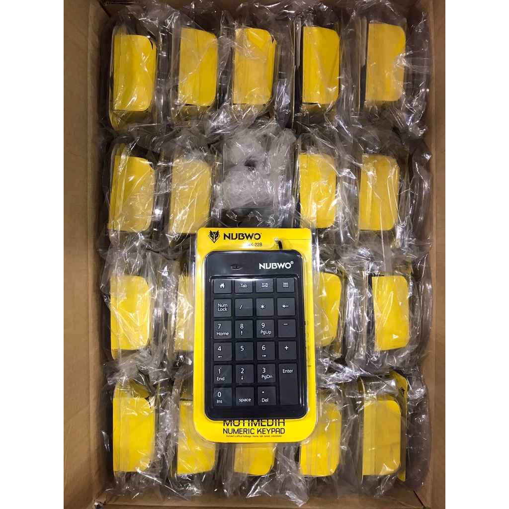 ส่งจากไทย-แป้นพิมพ์ตัวเลข-คีย์บอร์ดตัวเลข-numeric-keypad-พกพาสะดวก-สำหรับต่อเพื่อโน๊ตบุ๊ค-pc-numpad