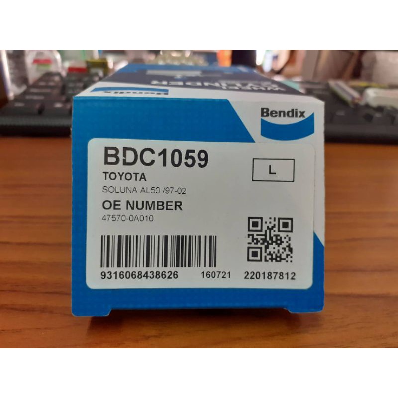 กระบอกเบรกเบ็นดิกซ์-โตโยต้า-โซลูน่า-al50-ปี97-02-ซ้าย-รหัส-bdc1059