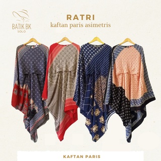 Ratri KAFTAN ผ้าบาติก ปารีส ทรงอสมมาตร (สีสันสดใส)