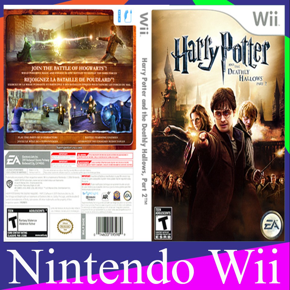 Harry Potter and the Deathly Hallows Part 2 USA WII Shopee Thailand