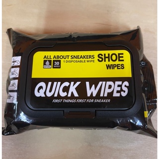 สินค้า Quick wipes ผ้าเช็ดทำความสะอาดรองเท้า พร้อมส่ง