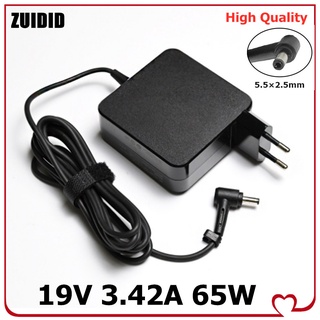 EU 19V 3.42A 65W 5.5X2.5mm AC Charger Laptop Adapter ADP-65DW For ASUS x450 X550C X550V W519L X751 Y481C X551C V85 Power