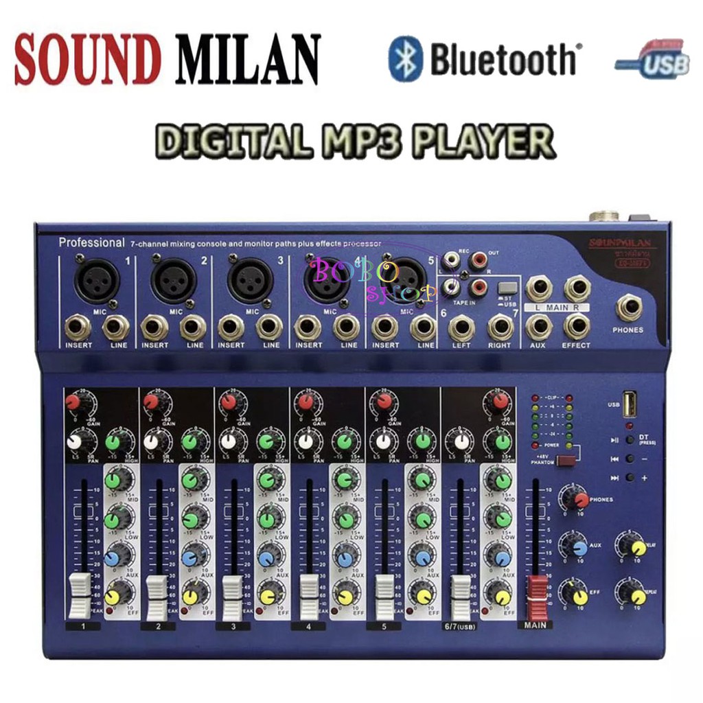 sound-milan-มิกซ์เซอร์-blu-tooth-7-ch